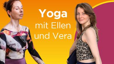 
		zu sehen ist ein Werbebanner für Yoga
	