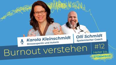 
		Podcast-Grafik der Folge 12 mit den Personen Olli Schmidt und Karola Kleinschmidt
	