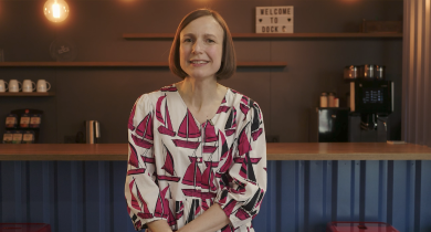 
		zu sehen ist die Interviewpartnerin Kerstin Papenberg
	