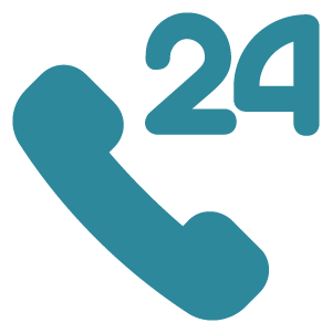 Icon für 24/7-Hotline
